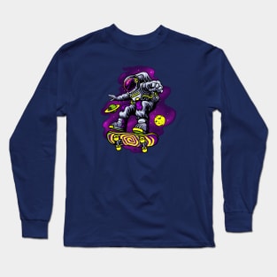 Skater Astronaut Long Sleeve T-Shirt